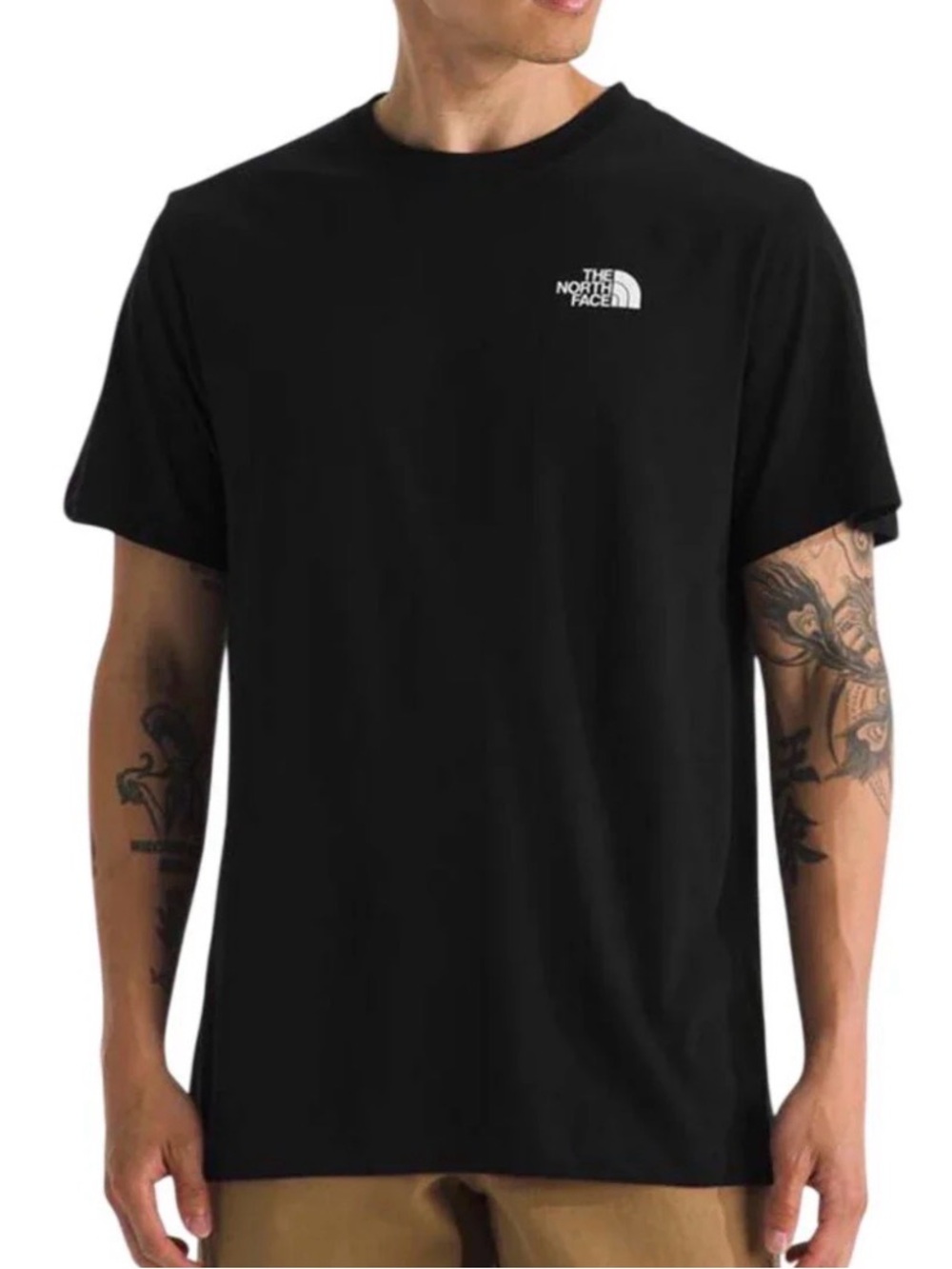 The North Face tee shirt black monochrome TNF gorpcore easy essential